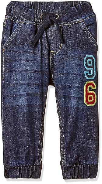 Baby Boys Straight Regular Fit Cotton Jeans
