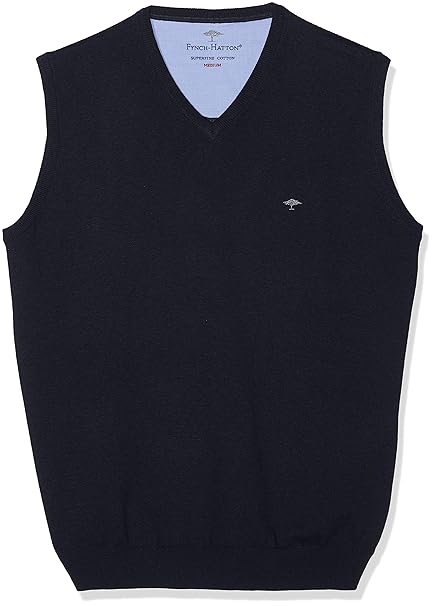 FYNCH-HATTON Herren Pullover Pullunder V-Neck