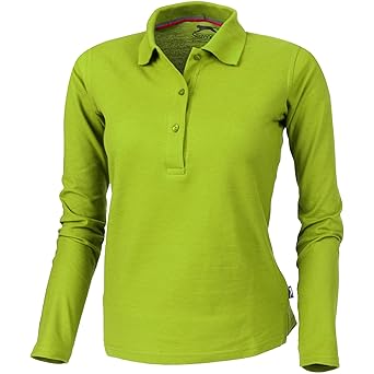 Slazenger Damen Point Langarm Polo Shirt