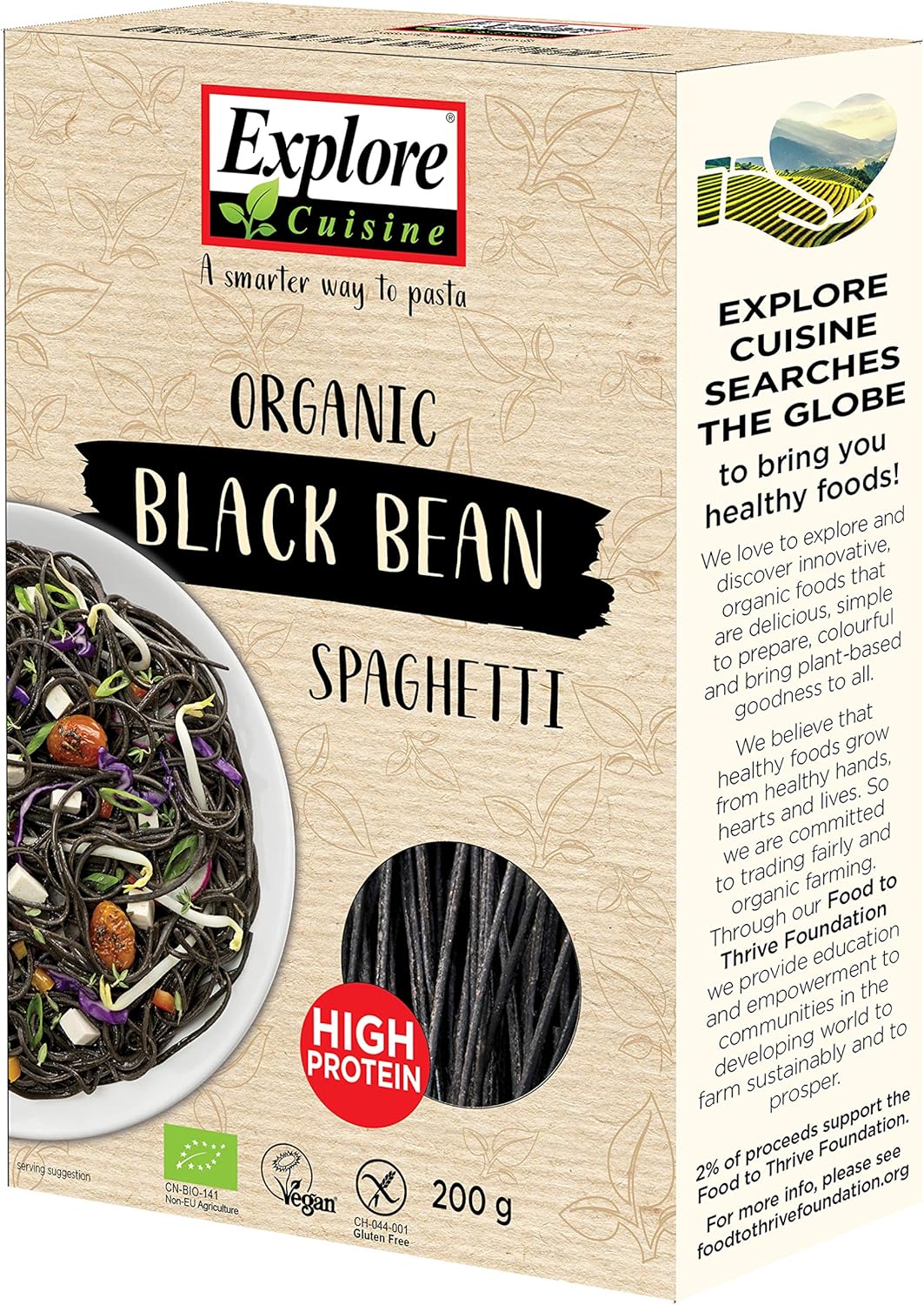 Explore Asian Bio Schwarze Bohnen Spaghetti 200g Packung Von 3 Amazon De Drogerie Korperpflege