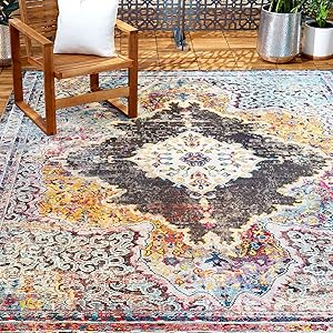 Home Dynamix Nicole Miller Patio Starlight Alder Indoor/Outdoor Area Rug, 7'9