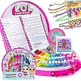 L.O.L. Surprise! Friendship Bracelets, DIY Bracelet Making Kit, Design 70+ Friendship Bracelets.Kit Includes Surprise Charms 