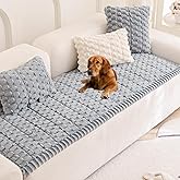 Mivnue Pet Couch Cover, Couch Covers for Dogs, Washable Dog Sofa Covers Couch Protector, Fuzzy Non Slip Couch Slipcover Pet Friendly