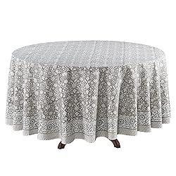 Ridhi Round Tablecloth - Hand Block Print