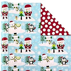 Hallmark Reversible Christmas Wrapping Paper Set