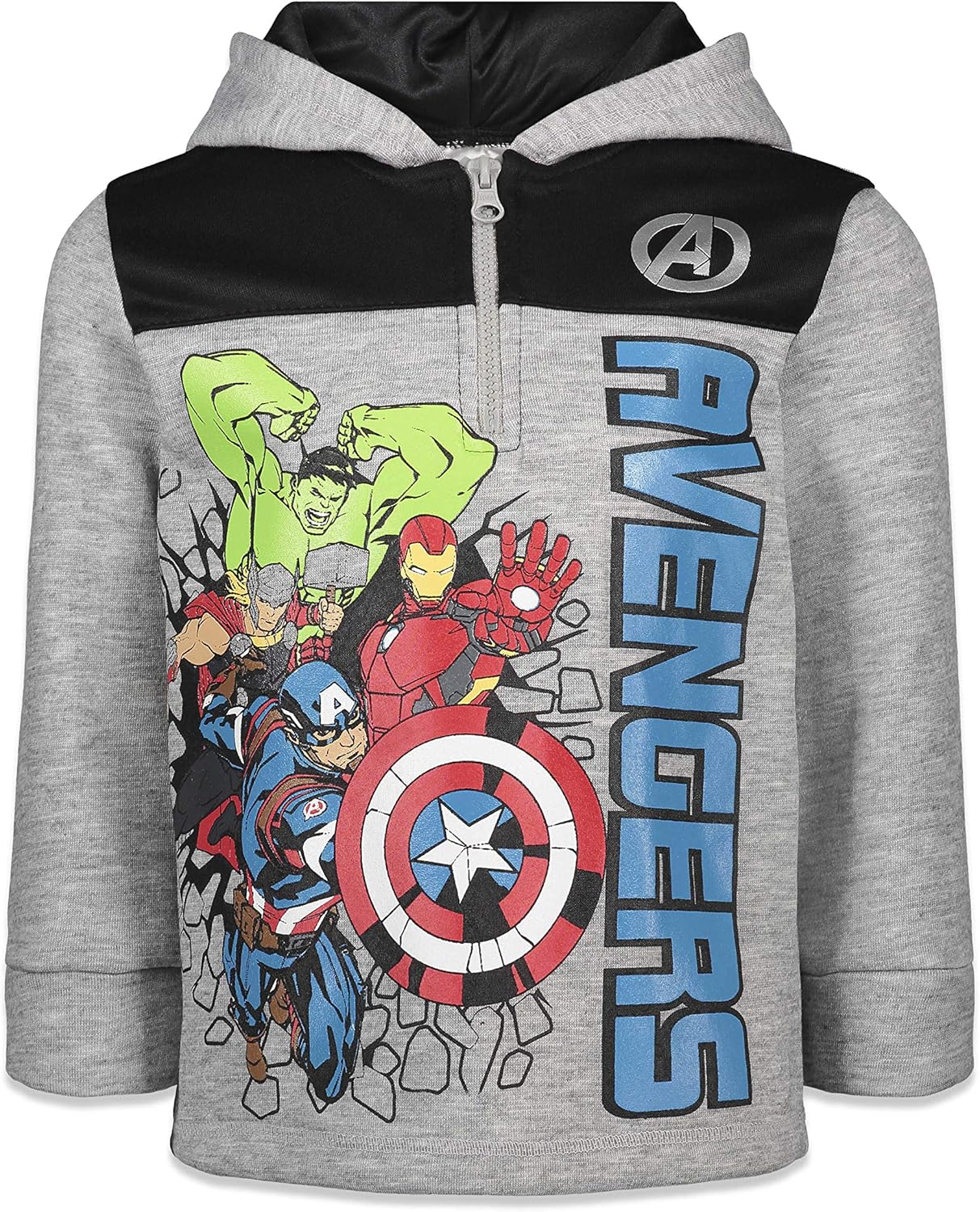 Marvel Avengers Sudadera con capucha y media cremallera Amazon.es Ropa y accesorios