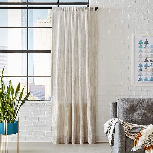 Amazon Com Rivet Contemporary Ombre Curtain Panel 84 X 52 Inch