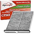 EPAuto CPJ6X (KD45-61-J6X) Cabin Air Filter includes Activated Carbon Replacement for Mazda 3 (2014-2018), Mazda 6 (2014-2021