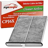 EPAuto CPJ6X (KD45-61-J6X) Cabin Air Filter Replacement for Mazda | Mazda 3 (2014-2018), 3 Sport (2014-2018) Canada, Mazda 6 (2014-2021), CX-5 (2013-2025) includes Activated Carbon