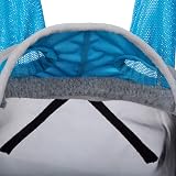 Harrison Howard CareMaster Pro Luminous Fleece Fly Mask Half Face Blue (L) view 3