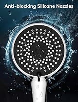 Magichome 2M High Pressure Shower Head 5 Modes Universal Hose view 5