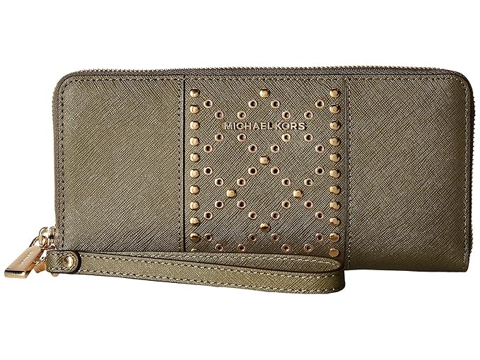 michael kors olive green wallet
