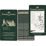Faber-Castell 9000 Graphite Sketch Pencil Sets Art 8B - 2H set of 12