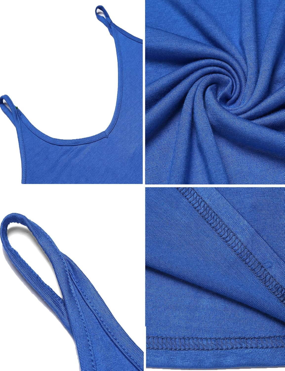 Zeagoo Womens V Neck Camisole Tank Top Strap Sleeveless T Shirt Casual Loose Cotton Vest Blouse - S-XXL at  Women’s Clothing store