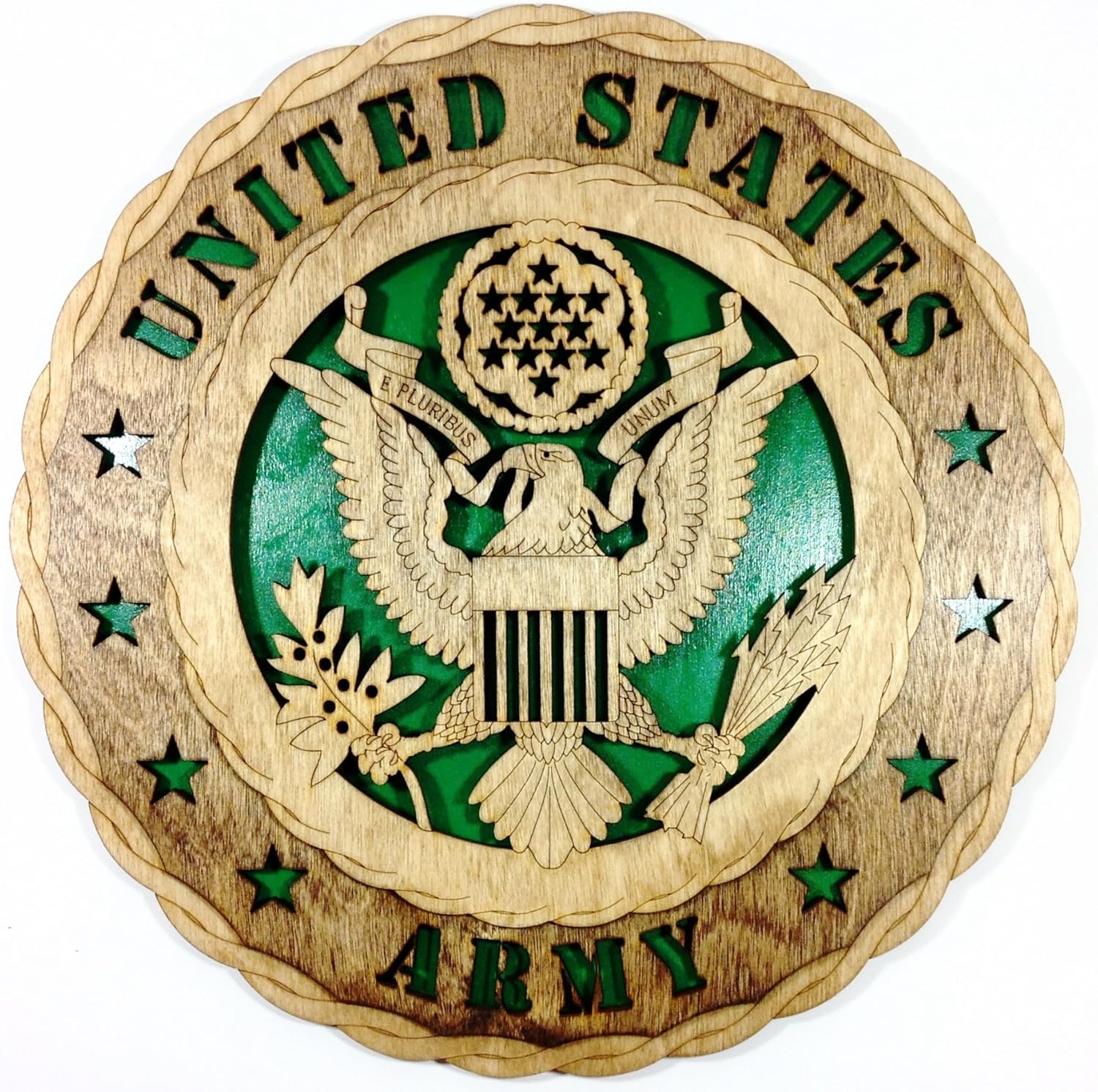 Unique Decorative Custom Laser Crafted Three Dimensional