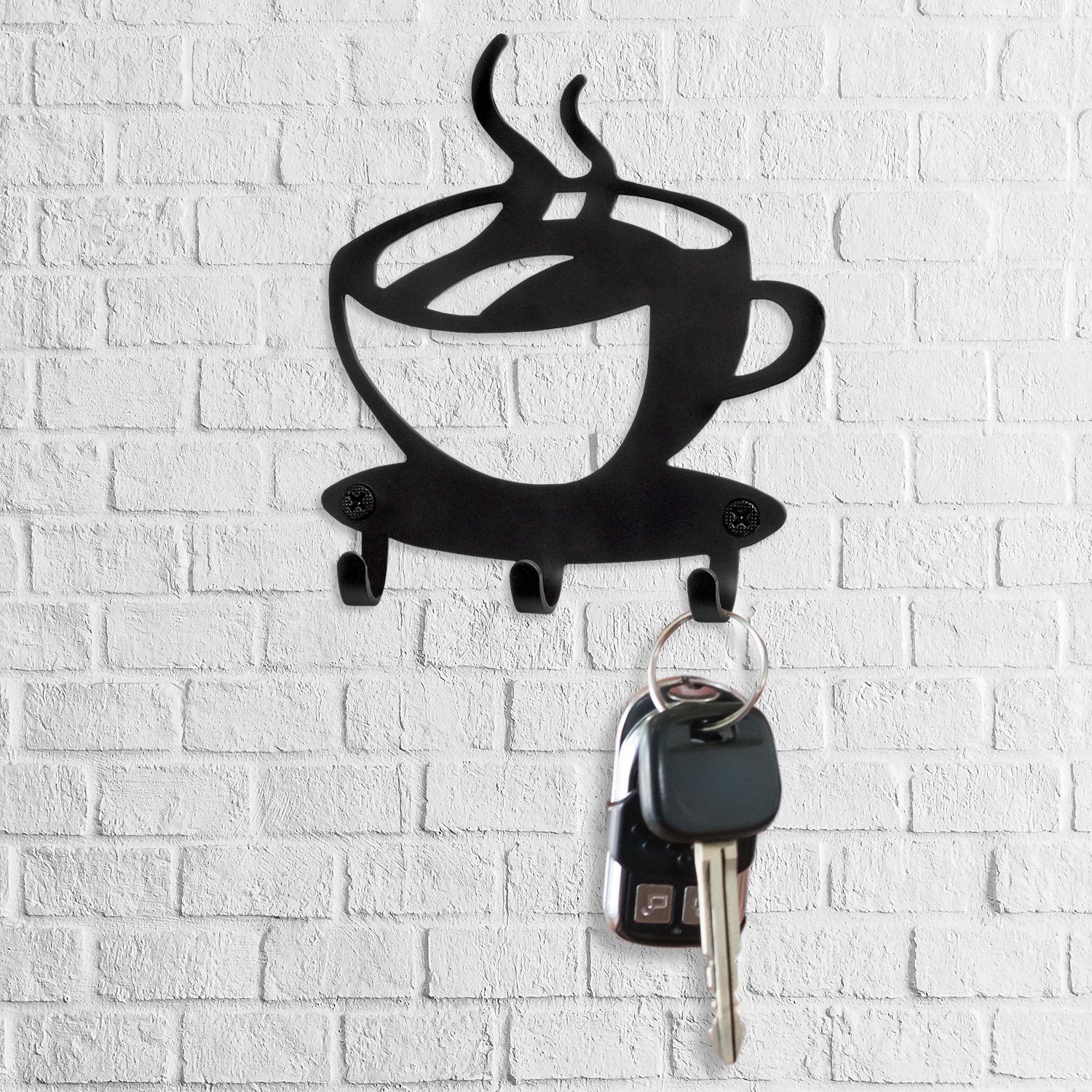 Best 5 inch black hanging pot rack hooks