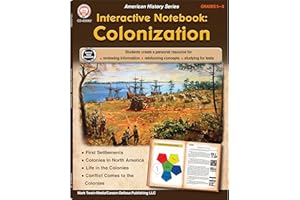 Mark Twain Colonization Interactive Notebook, Social Studies for Grades 5 and Up, American History Books Covering the First Settlements and North America Colonies