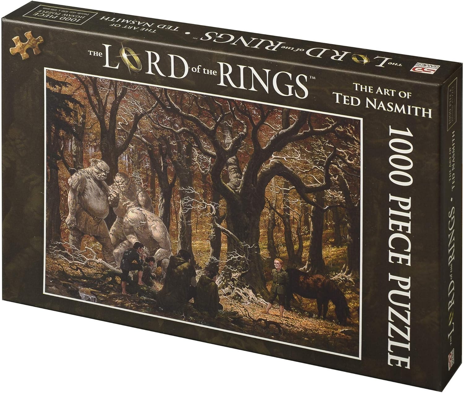 Thames & Kosmos The Lord of the Rings: Trollshaws Jigsaw Puzzle, 1000 Piece Puzzle for Adults and Kids Stunning Art and Visuals, Age 7+