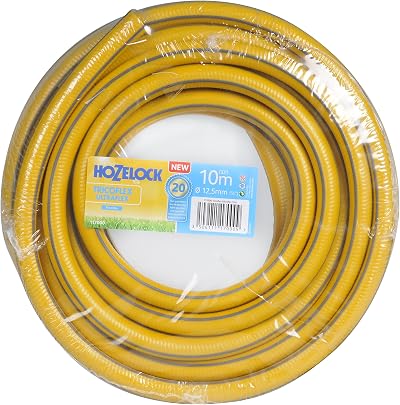 Hozelock Tricoflex Ultraflex Hose Yellow 12.5 mm x 10 m