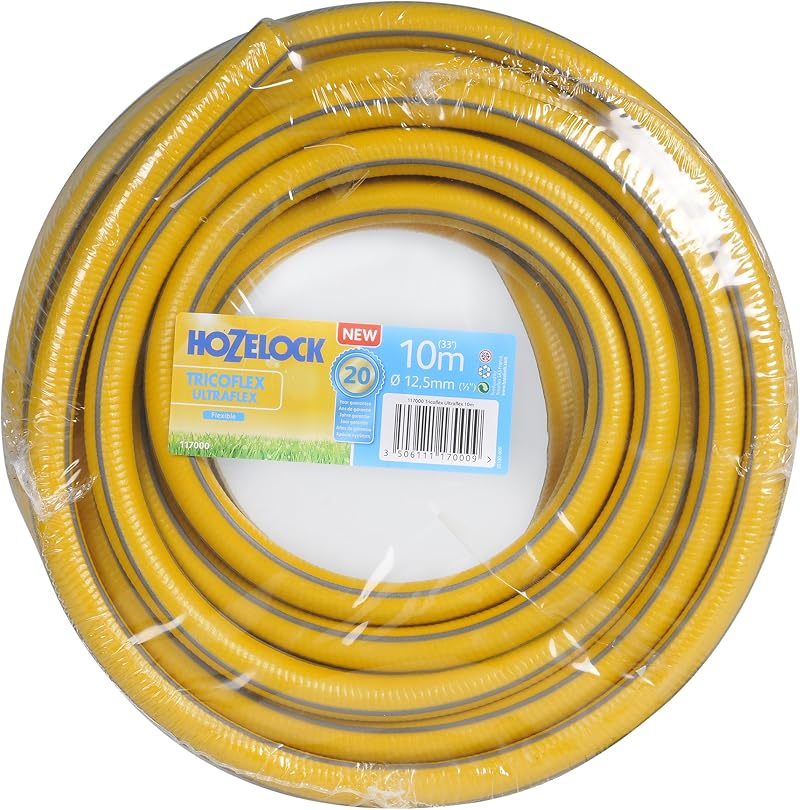 Hozelock Tricoflex Ultraflex Hose Yellow 12.5 mm x 10 m
