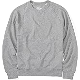 Huckberry Flint and Tinder Midweight Terry Crewneck Sweatshirt for Men, Garment-Dyed Mens Sweatshirts Crewneck