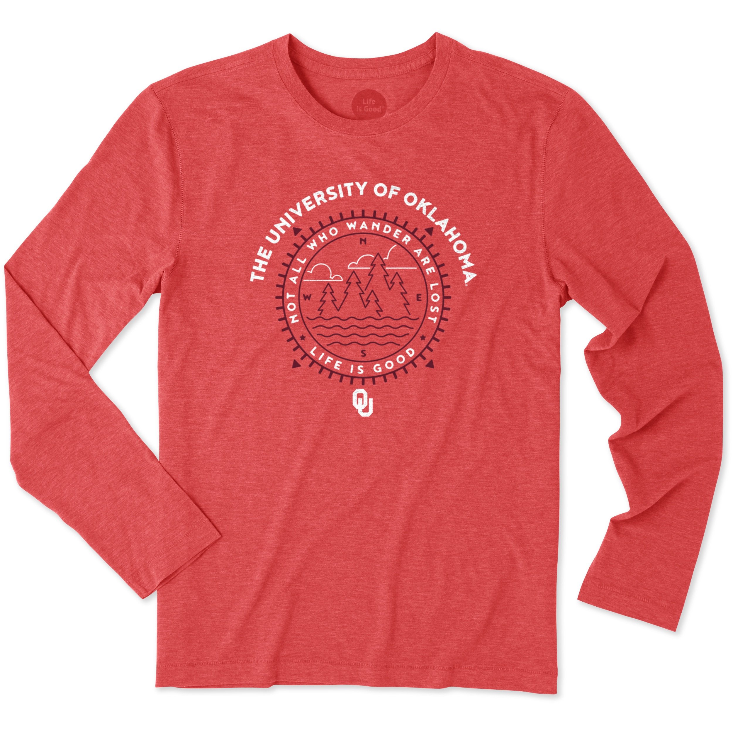 Life is Good NCAA Oklahoma Sooners Adult Men Men's