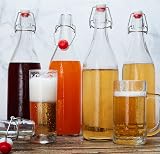 Danmu Art 6PCS Glass Bottles 1000ML Swing Top Airtight Preserve Bottles view 6