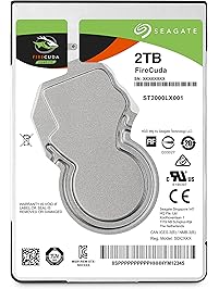Seagate 2TB FireCuda Gaming SSHD SATA 6Gb/s Flash Accelerated (8GB) Performance Hard Drive (ST2000LX001)