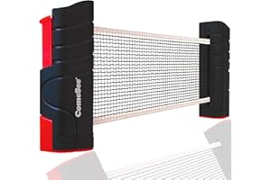 Comesee Retractable Ping Pong Net for Any Table, Table Tennis Nets and Posts Equipment for Replacement