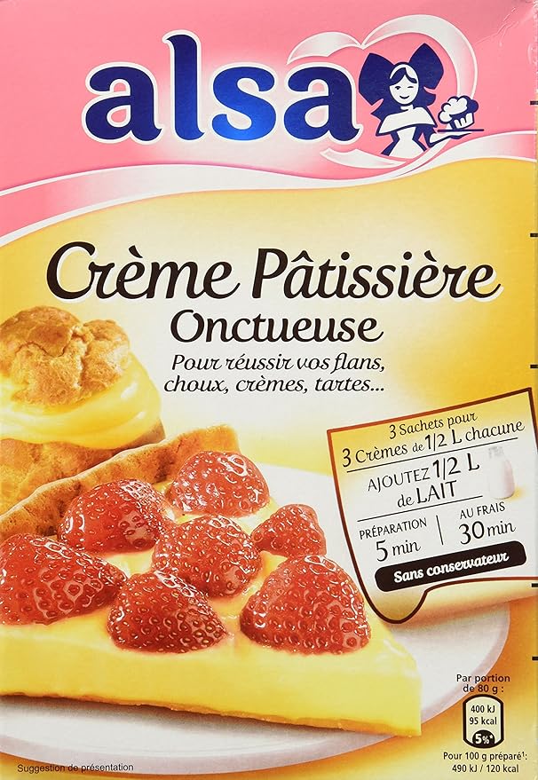 Amazon Com Alsa Creme Patissiere Mix French Pastry Cream Mix