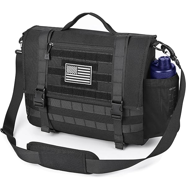 Amazon.com: FRTKK Tactical Messenger Bag Military MOLLE Sling
