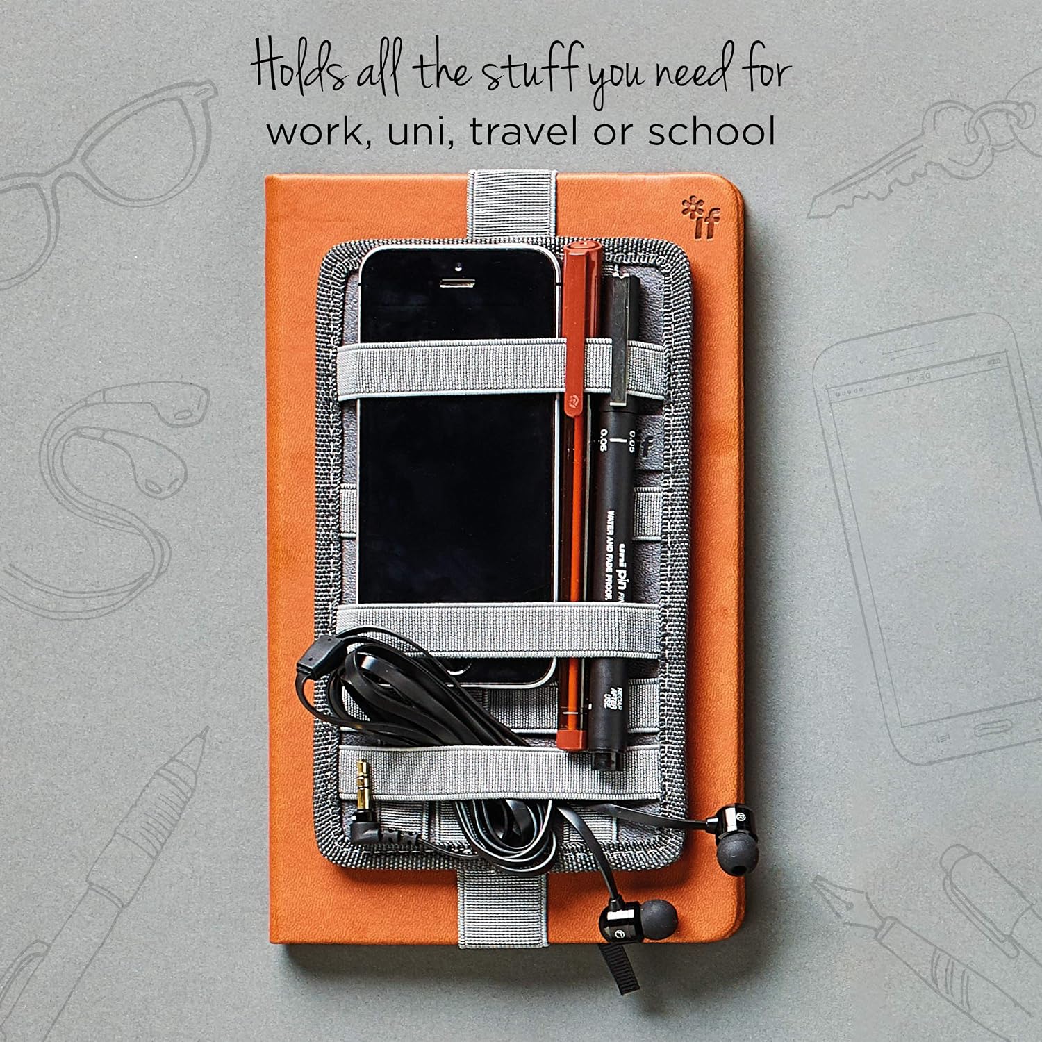IF Bookaroo Notebook Tidy - Black - Image 4