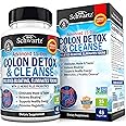Colon Cleanser and Detox for Digestive Support - 15 Day Fast-Acting Extra Strength Cleanse with Probiotic Fiber, Psyllium Husk and Noni for Constipation Relief and Bloating Support, Non-GMO, 45 Count