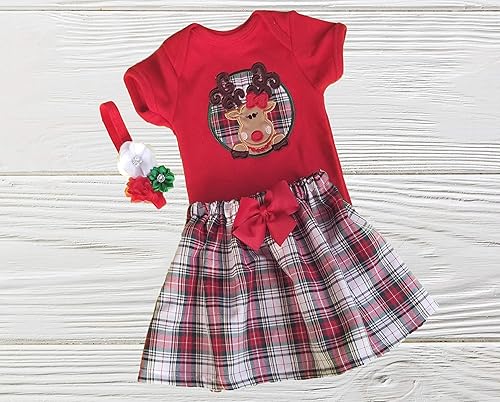 baby christmas reindeer outfit