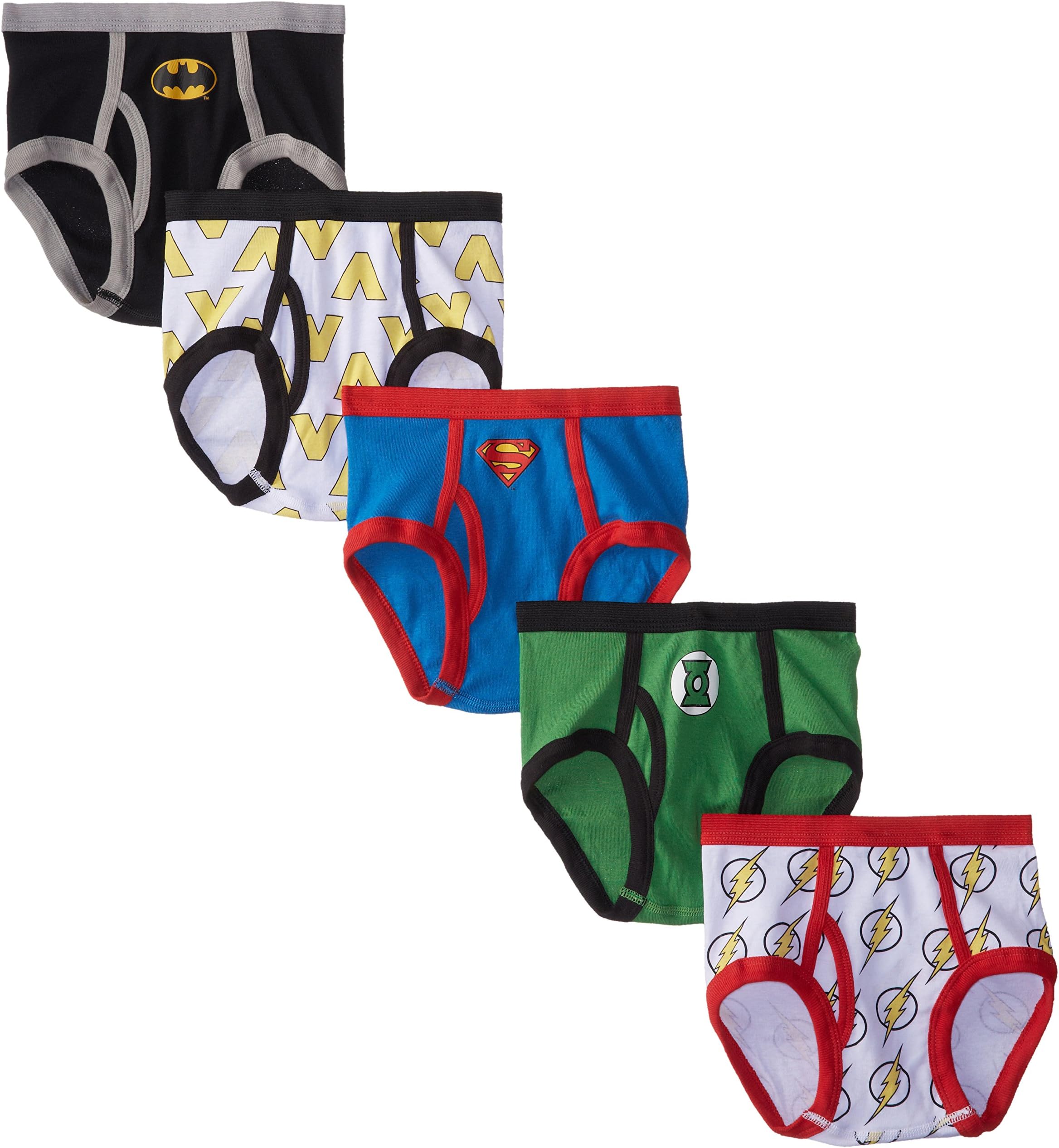 DC Comics Handcraft Little Boys' Justice League Logo Brief Set