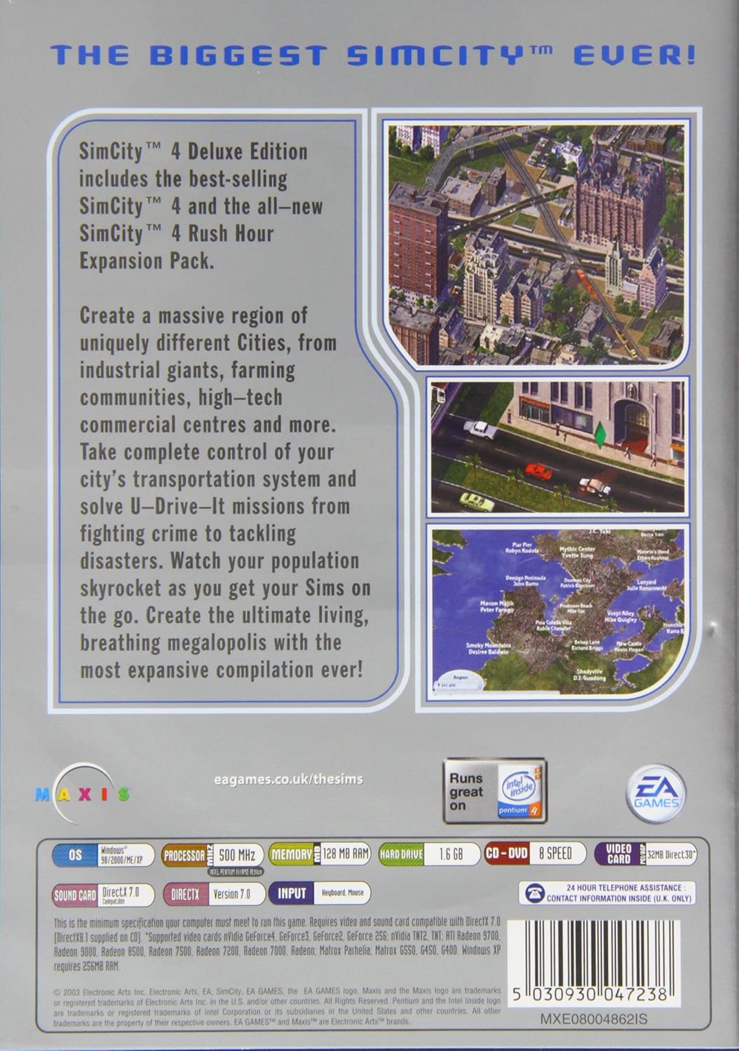 Sim City 4 Deluxe Edition Game Classics Pc Amazon Co Uk Pc Video Games