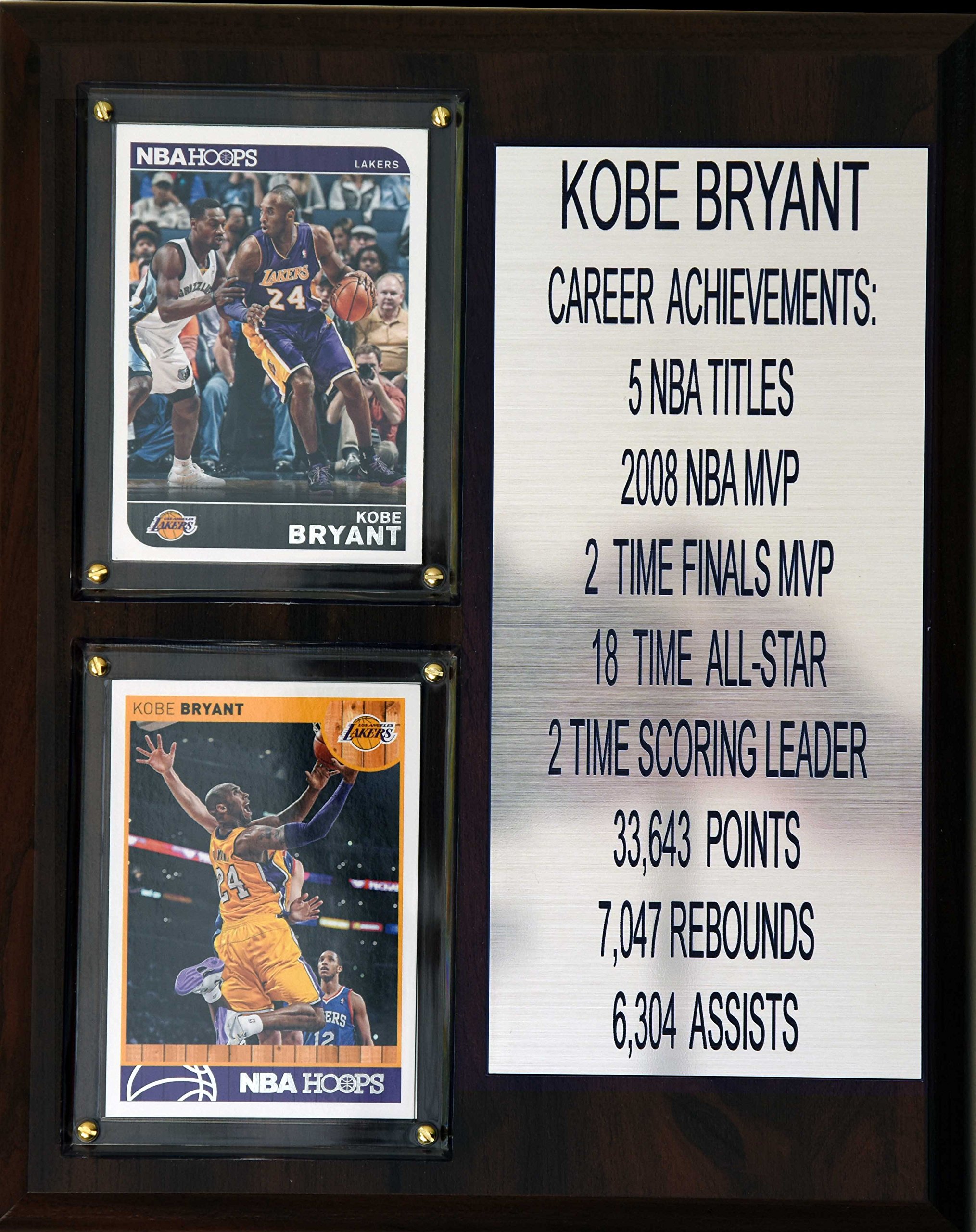 C&amp;I Collectables NBA Los Angeles Lakers Kobe Bryant Career Stat Plaque