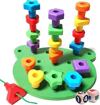 Peg Board Stacking Toddler Toys 