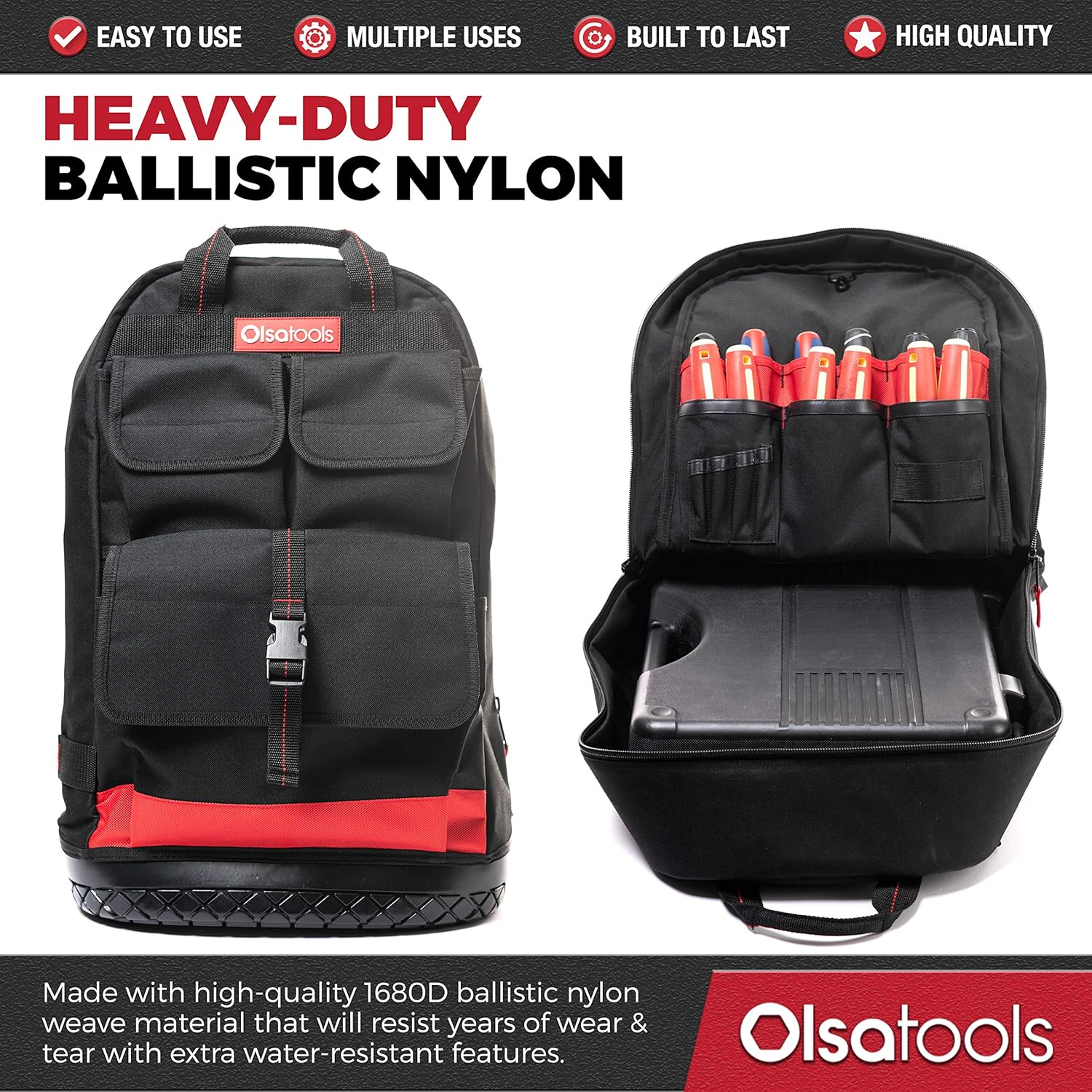 1680d ballistic nylon backpack