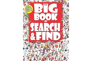 The Big Book of Search & Find – Hidden Object Picture Puzzle Book for Kids | Seek and Find Activity Book for Boys & Girls | Fun Brain-Boosting Game for Travel, Screen-Free Fun & Relaxation