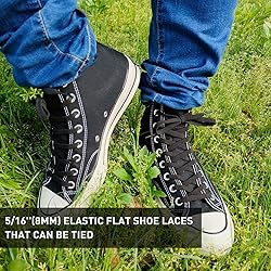 UamGlsob 2 Pairs 5/16" Flat Elastic Shoe