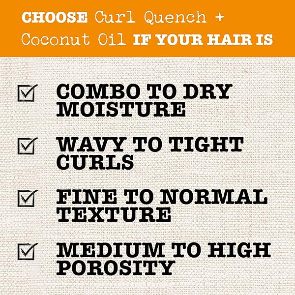 MAUI MOISTURE CURL QUENCH + COCONUT OIL CURL-DEFINING ANTI-FRIZZ SHAMPOO TO HYDRATE AND DETANGLE TIGHT CURLY HAIR, SOFTENING SHAMPOO, VEGAN, SILICONE & PARABEN-FREE, 13 FL OZ