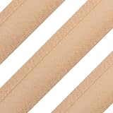 Realm Bias Binding Tape Cotton 1 Inch 25mm Beige 5 Metres