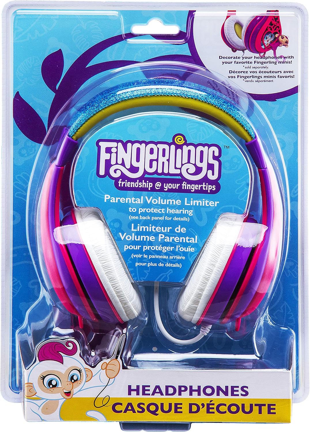 Amazon Com Fingerlings Headphones For Kids With Built In Volume