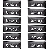 bmbu Charcoal Shoe Deodorizers - Activated Natural Bamboo Air Purifying Bag Insert for Sneakers Oder Eliminator Mini Bags -Absorber/Freshener for Gym Bag,Drawer,Closet,Car,Home, Cat Litter