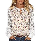 KISSMODA Womens Fashion Blouse Long Sleeve Casual Tunic Solid Basic Top Soft Breathable Tunic Tops 2026 Fall Trendy S-XXL