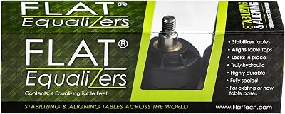 FLAT Equalizers M10 Thread Stop Wobbly Tables Restaurant Grade Easy Install