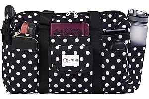 SHYLERO Nurse Bag Has 21 Pockets. Medical Bag is Big and Waterproof. Used as Utility Tote, Diaper Bag, Daily Work Bag