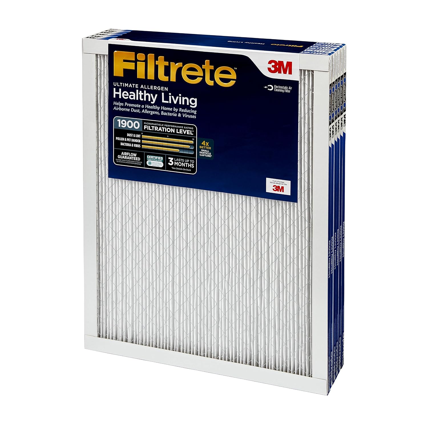 AIR CONDITIONER FURNACE AC FILTER SMART MPR 1900 20X30X1 14X25X1