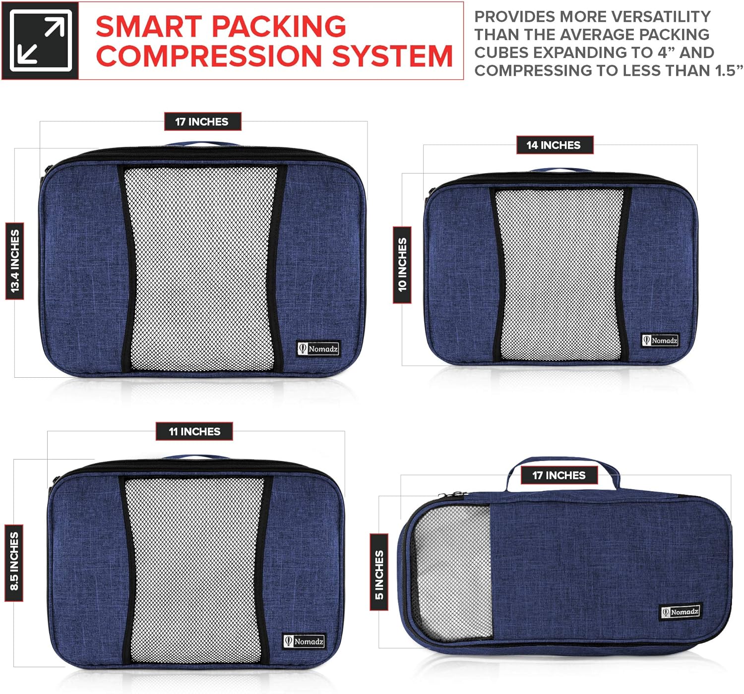 nomadz packing cubes